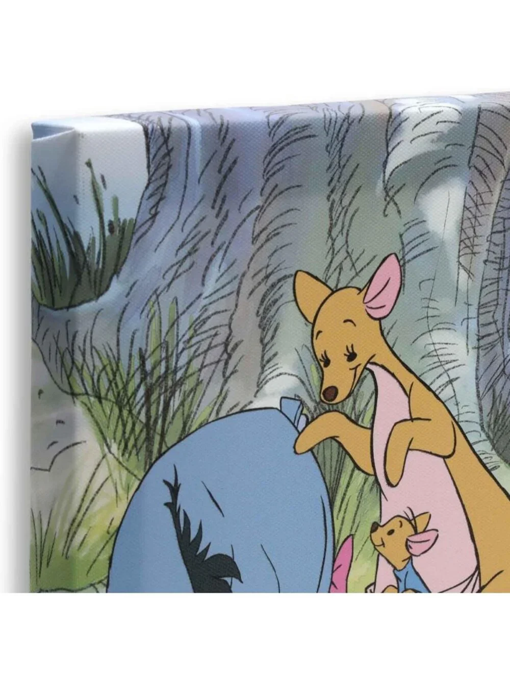 Winnie the Pooh & Friends Gallery Wrapped Canvas Art - Cute Nursery Wall Decor